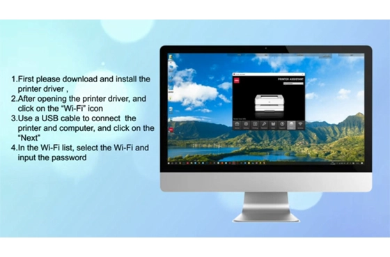 03 Deli Printer P2500 Model wi-fi-Mobile-Airprint
