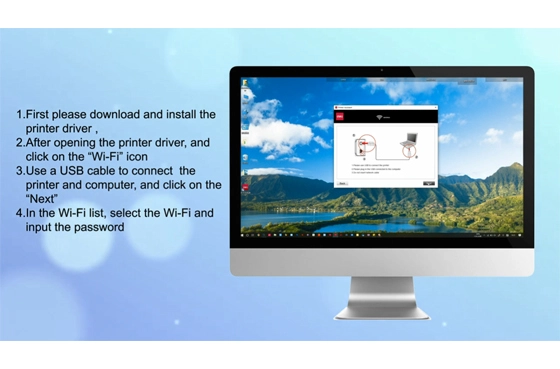 04 Printer Deli P2500 Model wi-fi-Mobile-Mopria
