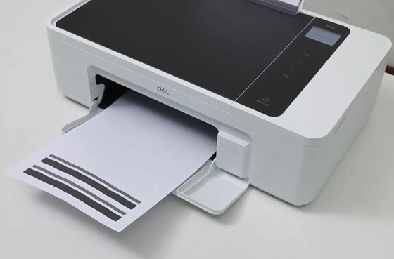 11 kepala cetak membersihkan melalui komputer Deli Printer D311NW Inkjet Printer