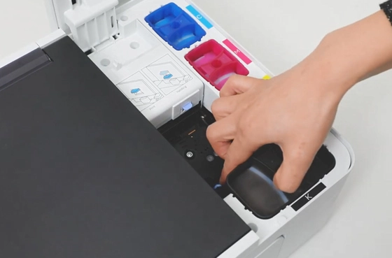 19 Manual cetak kepala pembersih Deli Printer D311NW Inkjet Printer