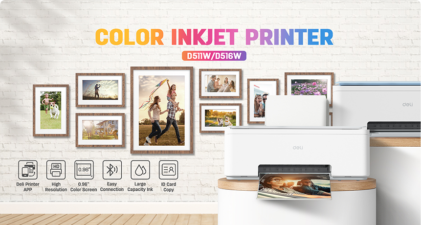Deli meluncurkan Printer Inkjet warna baru