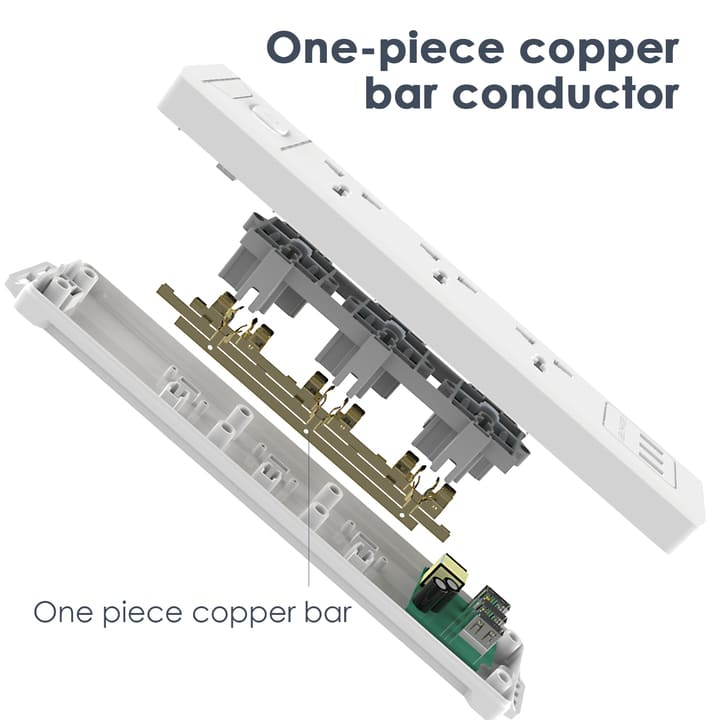et408 3 holes 2m universal conventional power strip supplier