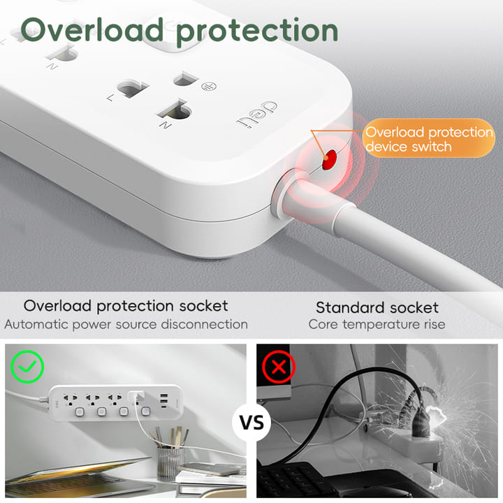 ct477 4 holes 3m thai conventional power strip company