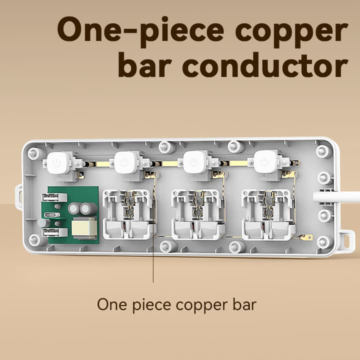 et710h 3 holes 2m universal conventional power strip supplier