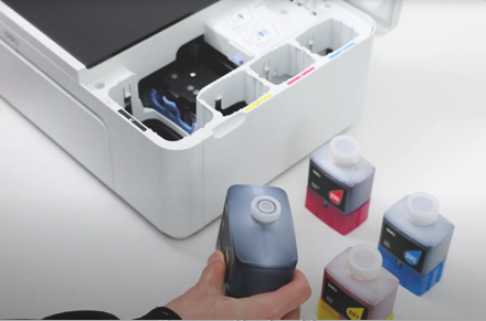 Botol tinta Fit Deli Printer D311NW Printer Inkjet