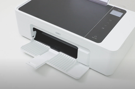 Kepala cetak membersihkan melalui Printer Deli Printer D311NW Printer Inkjet