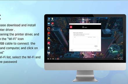Printer Deli (menghubungkan Wi-Fi melalui komputer Windows)