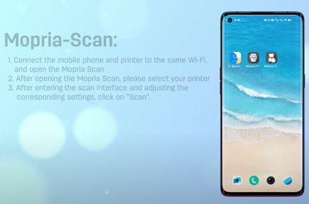 Printer Deli M2000 Model wi-fi-Mobile-Mopria