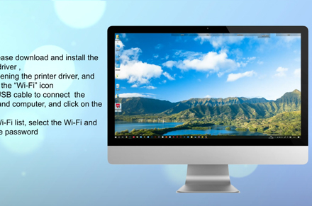 Printer Deli P3100 WiFi model-mobile-Airprint