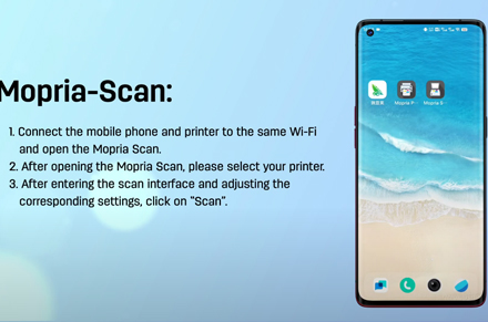 Printer Deli P3100 Model wi-fi-Mobile-Mopria