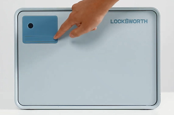 01 tukang kunci seri VS4528 kata sandi & sidik jari Digital aman