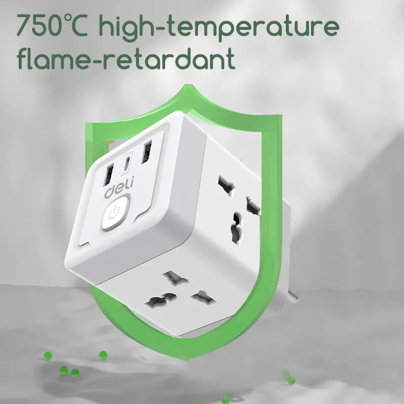Et426 adaptor konvensional Eropa 4 lubang